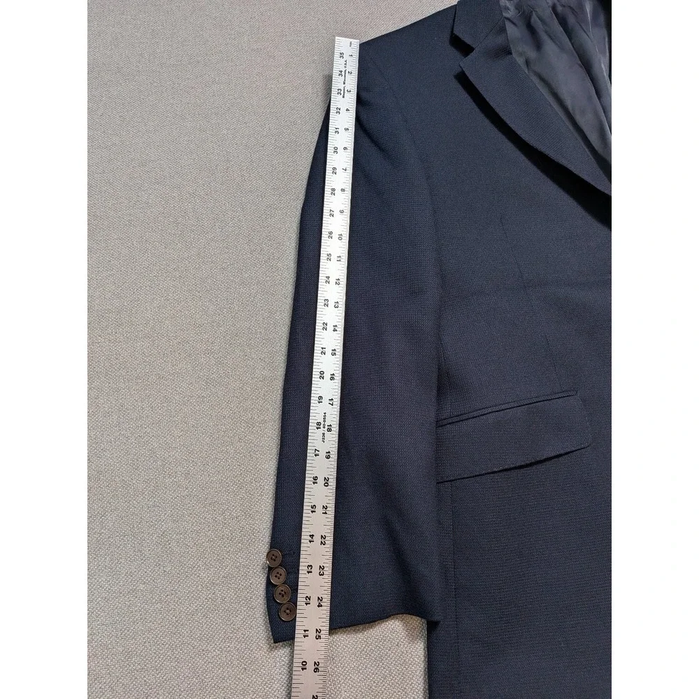 Charles Tyrwhitt Men's Blazer 46R Navy 100% Wool Classic Fit Coat Jacket